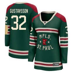 Filip Gustavsson Minnesota Wild Women's Fanatics Branded Green 2022 Winter Classic Breakaway Jersey