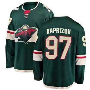 Kirill Kaprizov Minnesota Wild Men's Fanatics Branded Green Breakaway Home Jersey
