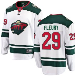 Marc-Andre Fleury Minnesota Wild Men's Fanatics Branded White Breakaway Away Jersey